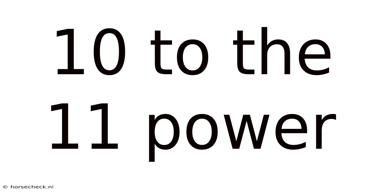 10 To The 11 Power