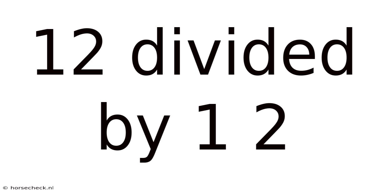 12 Divided By 1 2