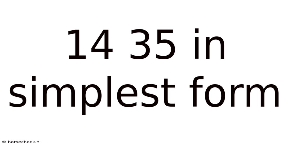 14 35 In Simplest Form
