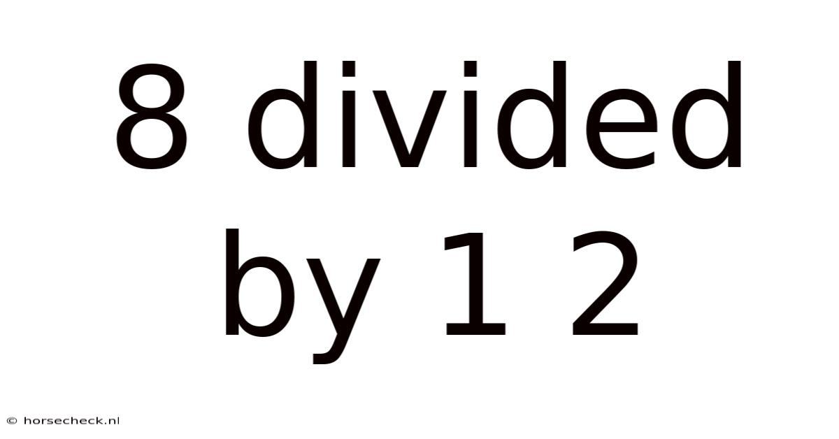 8 Divided By 1 2