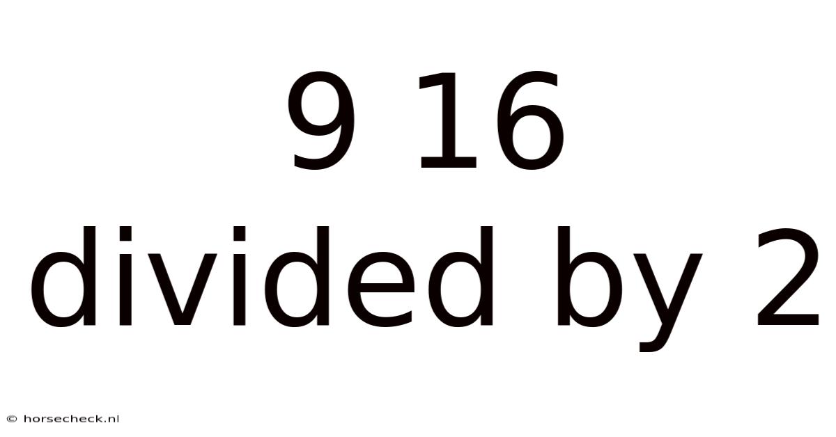 9 16 Divided By 2