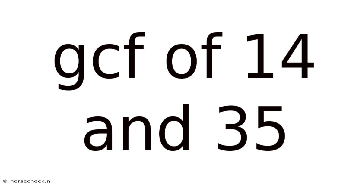 Gcf Of 14 And 35