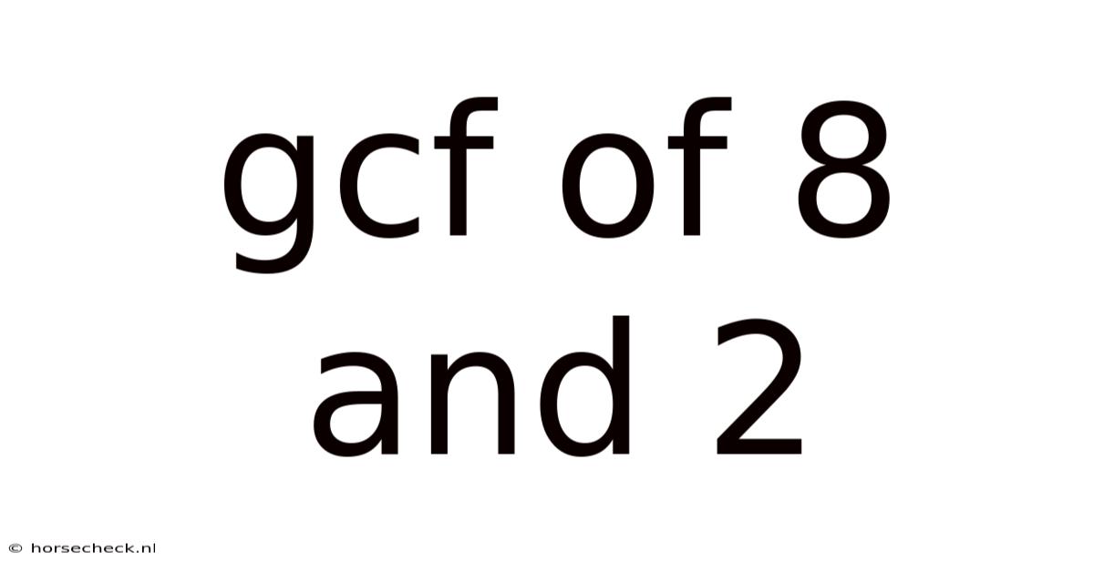Gcf Of 8 And 2