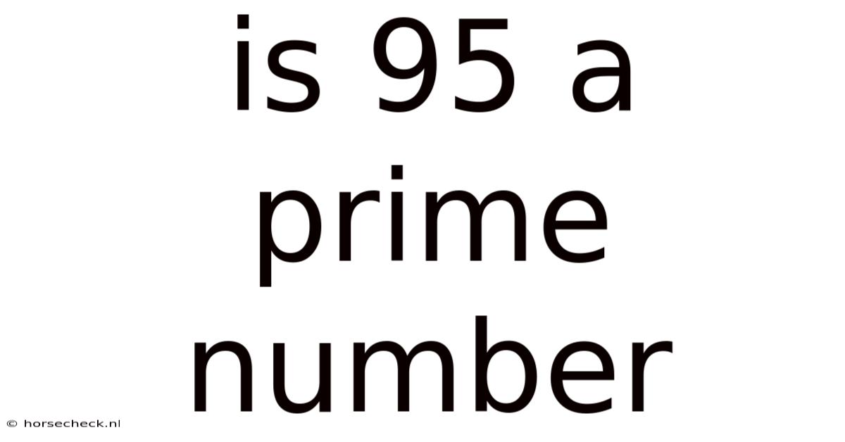 Is 95 A Prime Number