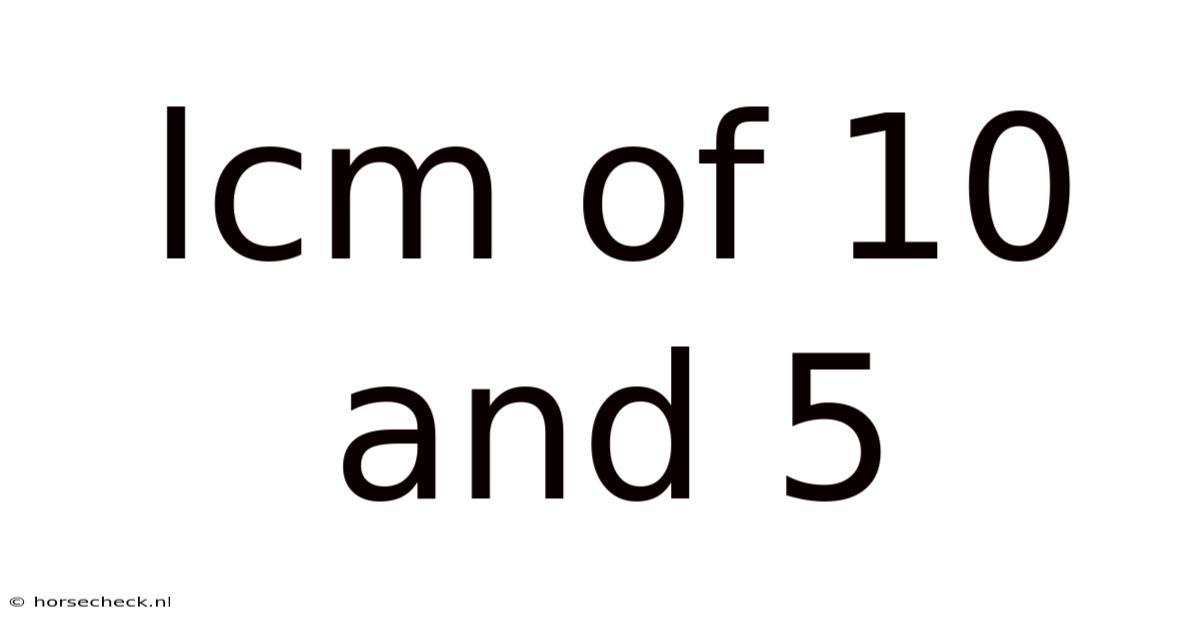 Lcm Of 10 And 5